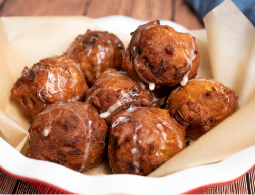 Apple Fritters with Cider Glaze